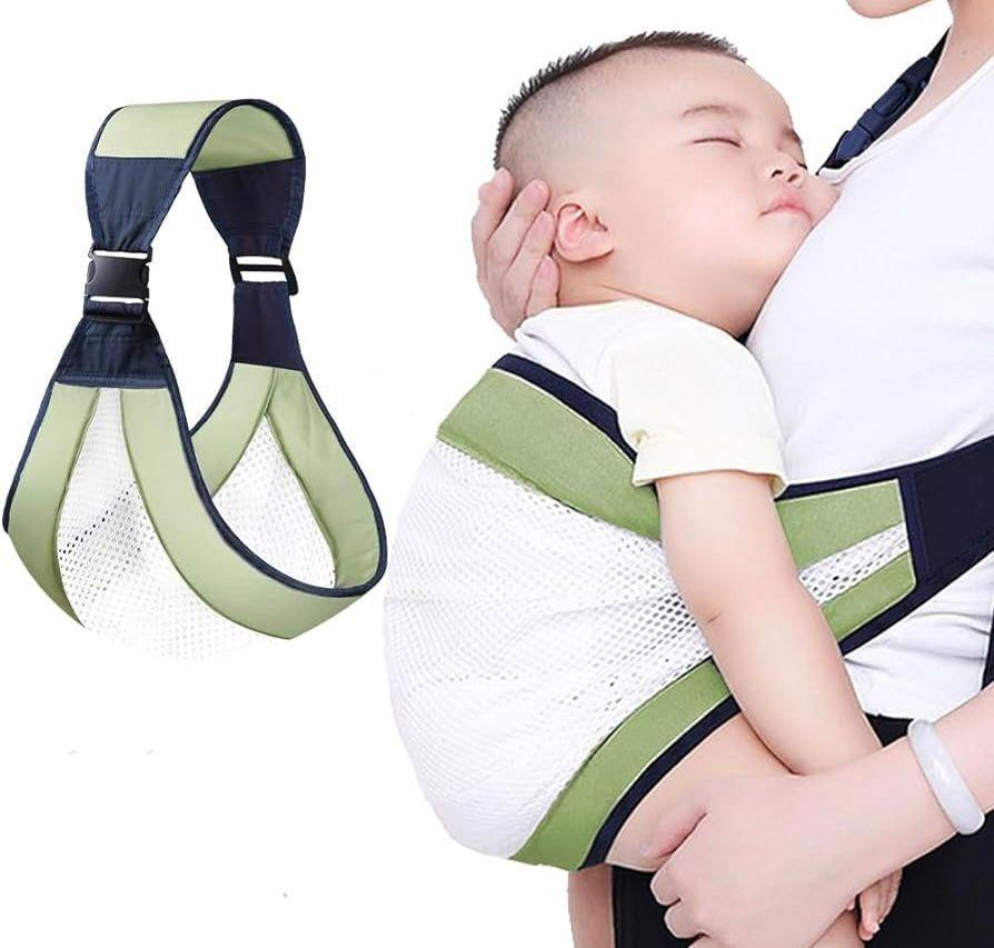 Baby Sling Carrier Newborn To Toddler Up To 14 kg, Lightweight , Adjustable Baby